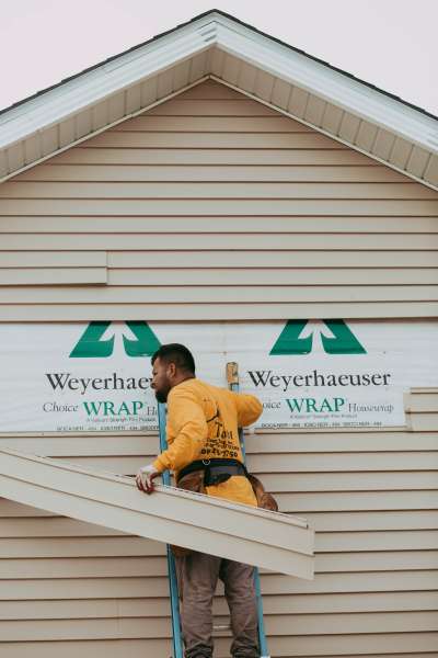 Photo of On site siding job