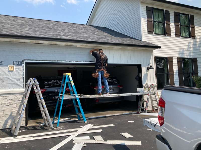 Photo of On site siding job