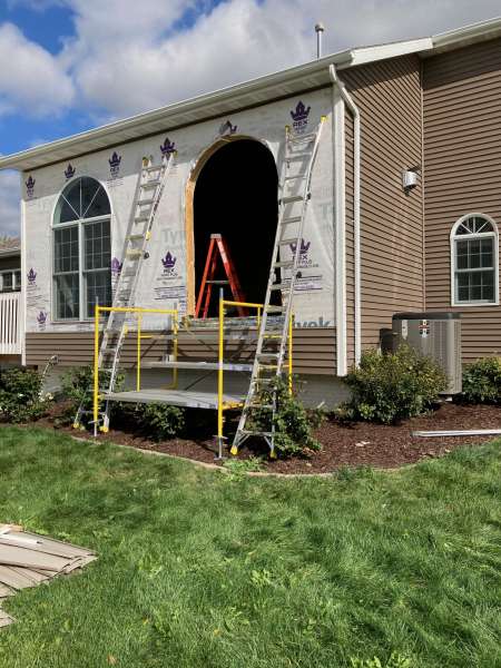 Photo of On site siding job