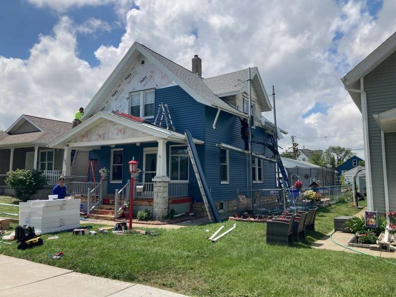 Photo of On site siding job