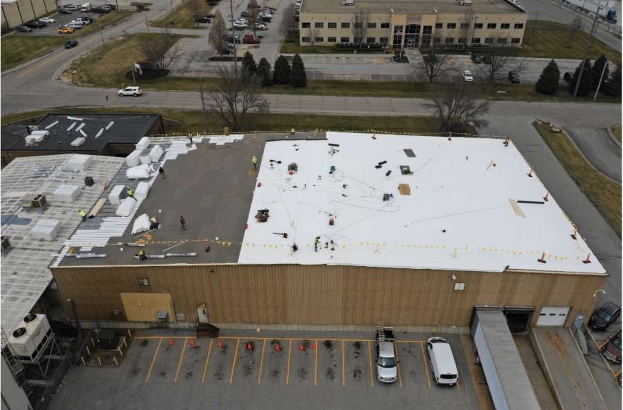 Photo of EPDM Roofing Project