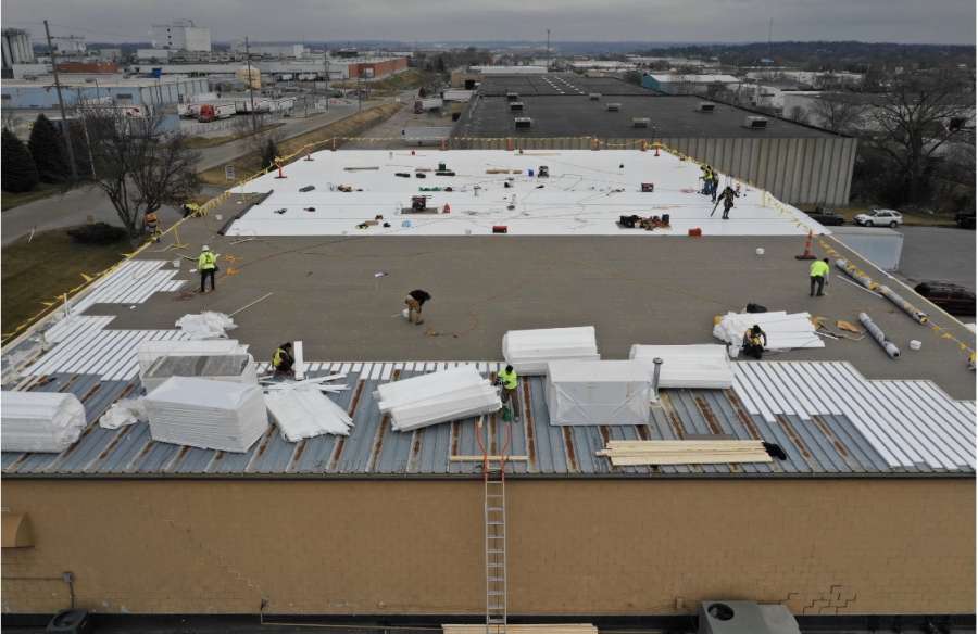 Photo of EPDM Roofing Project