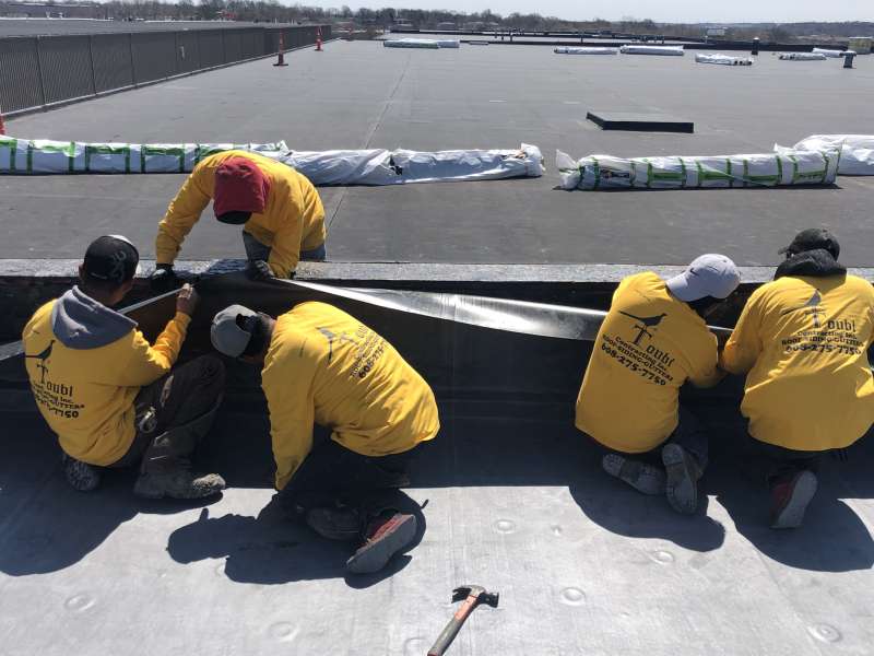 Photo of EPDM Roofing Project