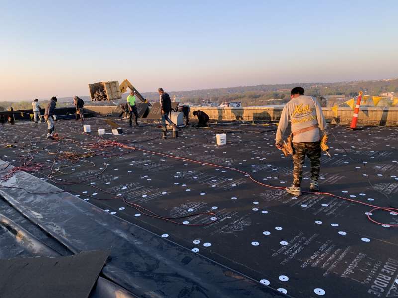 Photo of EPDM Roofing Project