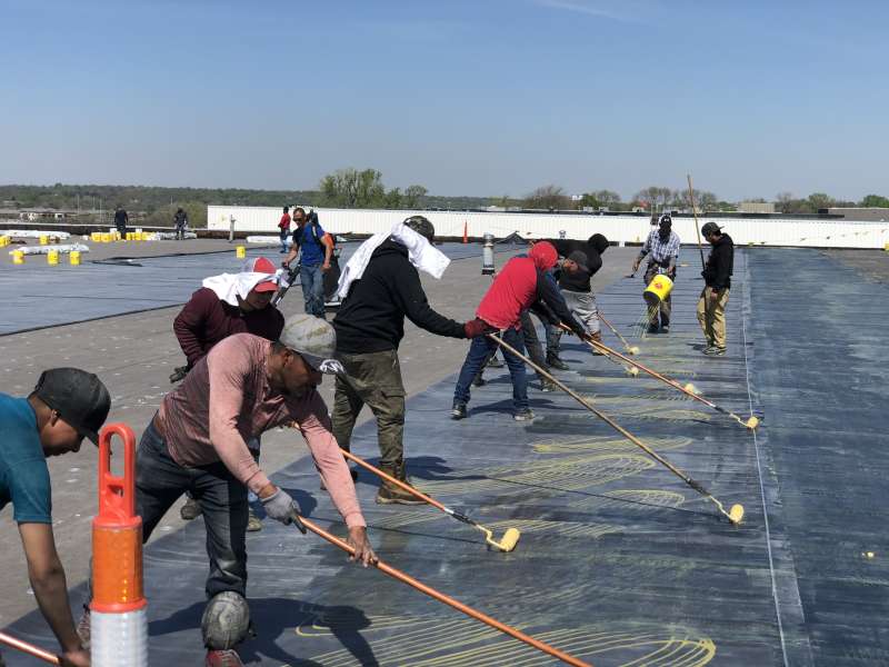 Photo of EPDM Roofing Project