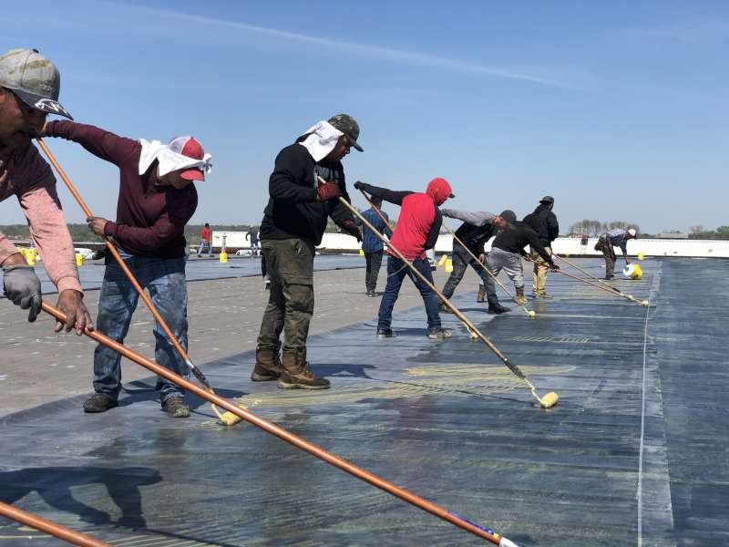 Photo of EPDM Roofing Project