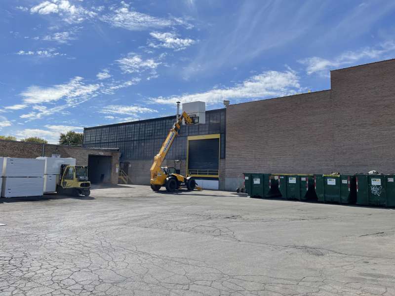 Photo of TPO Roofing on site job